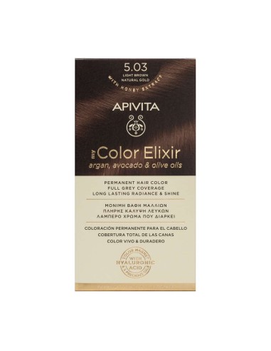 Apivita My Color Elixir 5.03 Castano Chiaro Naturale Dorato