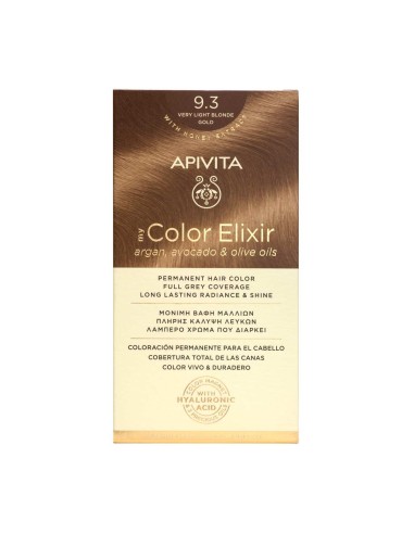 Apivita My Color Elixir 9.3 Biondo Dorato Molto Chiaro