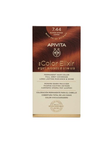 Apivita My Color Elixir 7.44 Biondo Intenso Ramato