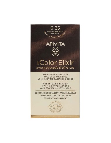 Apivita My Color Elixir 6.35 Biondo Scuro Dorato Mogano