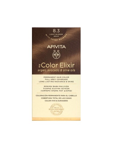 Apivita My Color Elixir 8.3 Biondo Dorato Chiaro