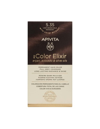 Apivita My Color Elixir 5.35 Castano Chiaro Dorato Mogano