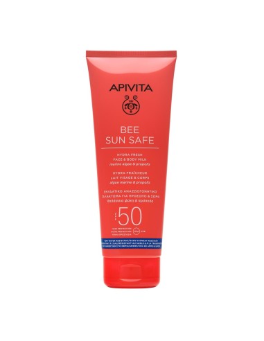 Apivita Bee Sun Safe Hydra Fresh Face and Body Milk SPF50 200ml