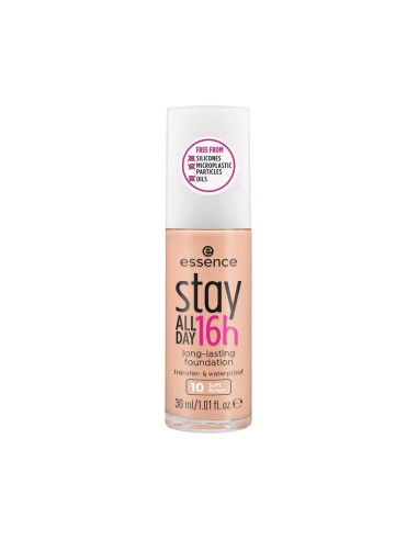 Essence Stay All Day 16h Long Lasting Foundation 10 Soft Beige 30ml