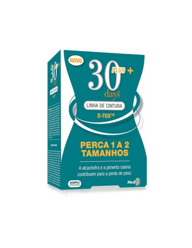 30 Days Linha de Cintura D Tox 120 Tablets