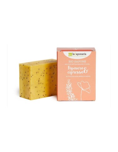 laSaponaria Poppy and Cypress Soap 100g