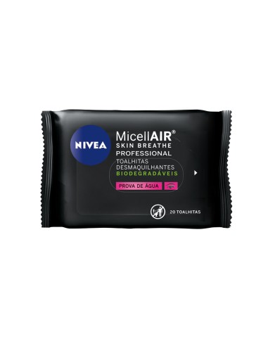 Nivea MicellAIR Professional Make-up Removing Wipes 20 unità