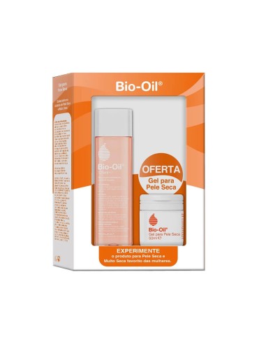 Impacco Bio-Oil Olio riparatore e idratante 200ml + Gel per pelli secche 50ml