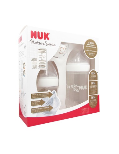 Nuk Baby Bottle Feeding Kit 150ml + biberon 260ml + ciuccio