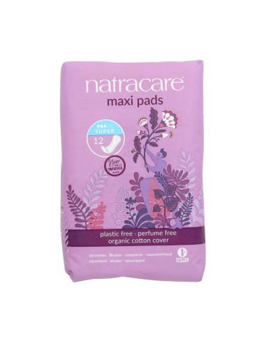 Natracare Super Natural Maxi Pads 12 Unità