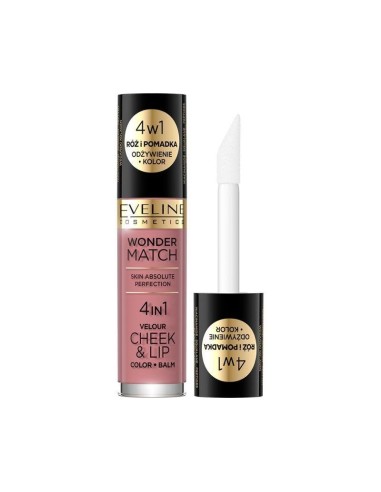 Eveline Wonder Match 4in1 Cheek and Lip 02 4,5ml