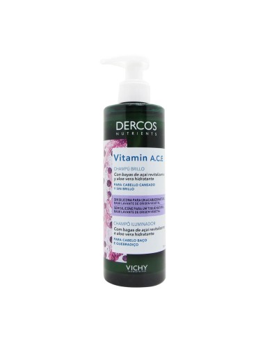 Dercos Nutrients Vitamin A.C.E. Shampoo capelli colorati 250ml