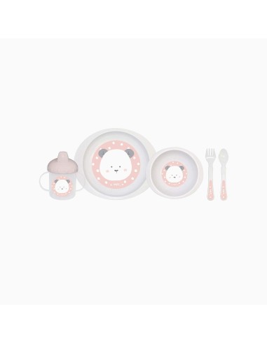 Saro Set di stoviglie Pocket 5 pezzi Rosa