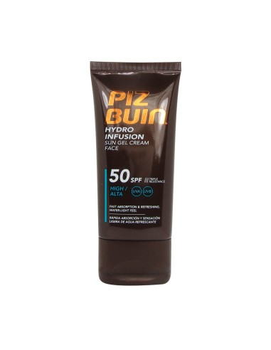 Piz Buin Hydro Infusion Crema Solaire in Gel per il Viso SPF50 50ml