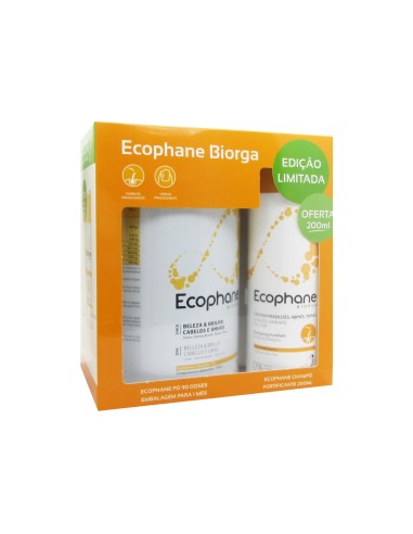 Confezione Ecophane Capelli e Unghie In Polvere 318g + Shampoo Fortificante 200ml