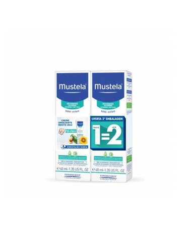 Crema viso emolliente Mustela Mustela Stelatopia 2x40ml