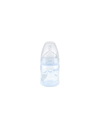 NUK Bottiglia in silicone rosa e blu 0-6M M 150ml