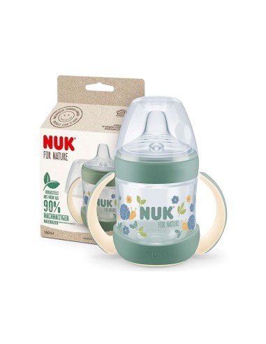 Nuk For Nature Learning Bottle Grey 6m 150ml