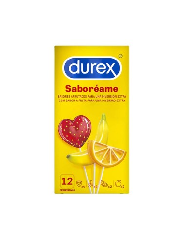 Durex Saboréame Gusto di Frutta Preservativi 12 unità