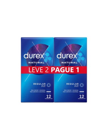 Durex Natural Plus Duo Preservativi 12 Unità