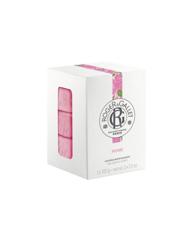 Roger Gallet Rose Sapone Profumato 3x100g