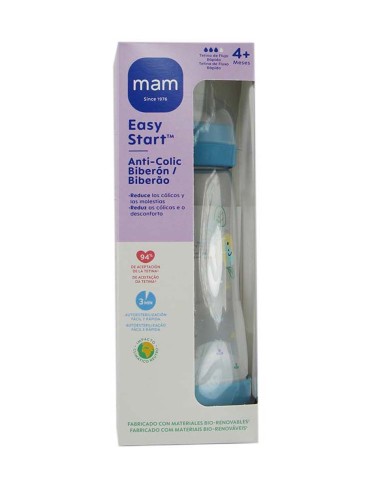 Mam Easy Start Anti-Colic Bottle Blue 4m 320ml