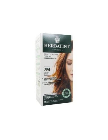 Gel Colorante Permanente Per Capelli Herbatint 7M Anacardi Biondo 150ml