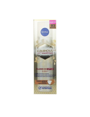 Nivea Luminous 630 Anti-Macchia CC Fluido SPF30 40ml