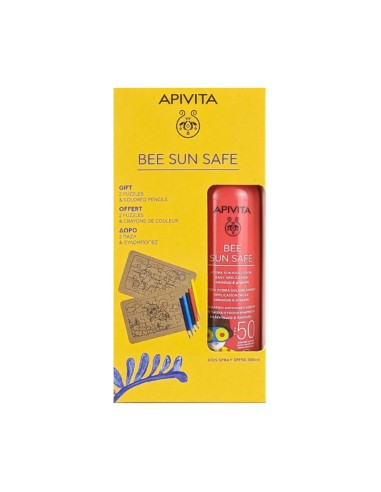 Apivita Pack Bee Sun Safe Lozione Solare Hydra Bambino SPF50