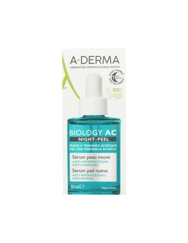 A-Derma Biology AC Night Peel Siero Pelle Nuova 30ml