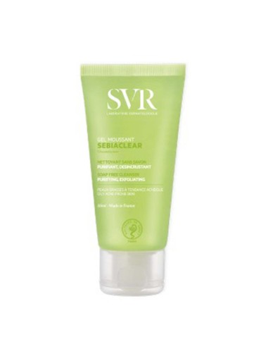 SVR Sebiaclear Gel Schiumogeno Detergente Purificante ed Esfoliante 55 ml