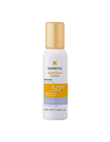 Sesderma Repaskin Comfort Nebbia Solare SPF50 Lavanda 100ml