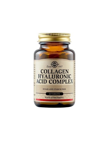 Solgar Complesso di Acido Ialuronico e Collagene 30 Compresse