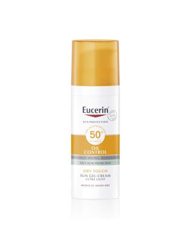 Eucerin Sun Oil Control Gel-Crema Tocco Secco SPF50 50ml