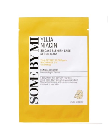 Some By Mi Yuja Niacin Maschera Siero per la Cura delle Imperfezioni di 30 Giorni 25g