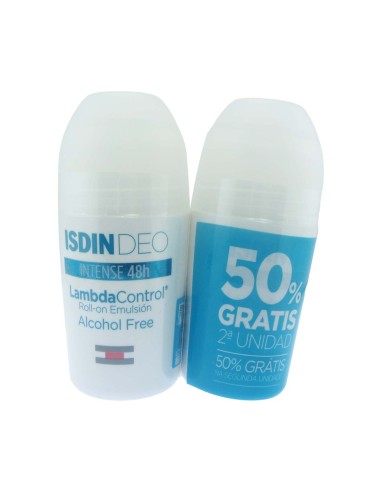 Isdin Deo Duo LambdaControl Roll-On Emulsione Intensa 48h Senza Alcool 50ml