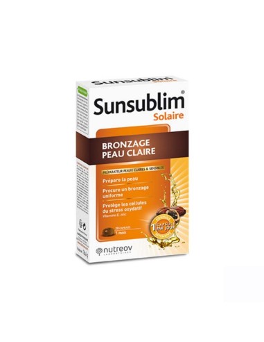 Nutreov Sunsublim Solare Abbronzatura Pelle Chiara 28 Capsule