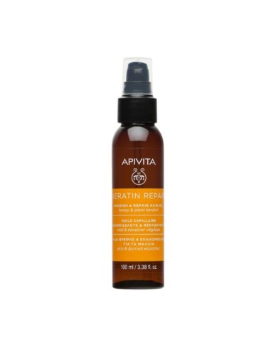 Apivita Keratin Repair Olio Capelli 100ml