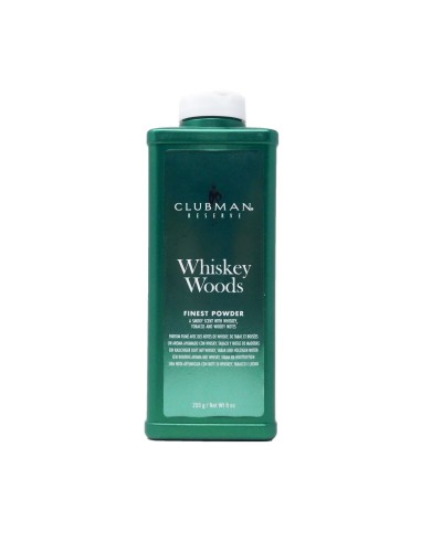 Clubman Pinaud Whiskey Woods Talco in polvere 255g