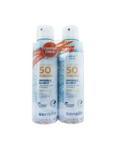 Sensilis Duo Spray Corpo Tocco Secco SPF50 200ml