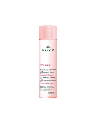 Acqua micellare idratante Nuxe Very Rose 3 in 1 pelle secca e molto secca 200ml