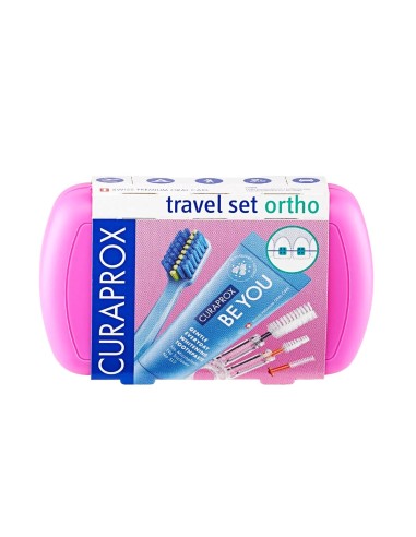 Curaprox Set da viaggio Ortho Rosa