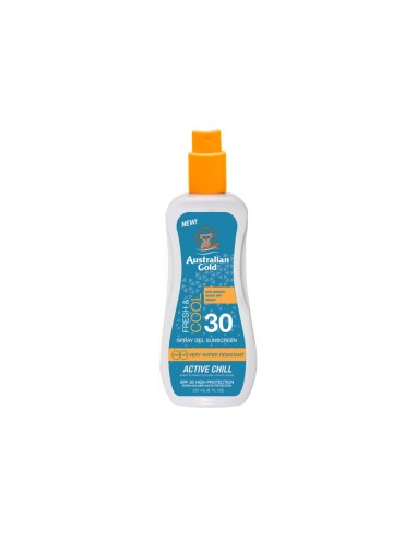 Australian Gold Active Chill SPF30 Gel Spray 237ml