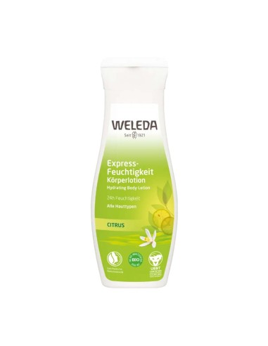 Weleda Crema Fluida Idratazione 24h Limone 200ml