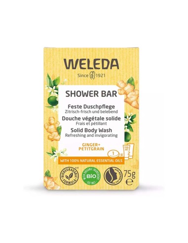 Weleda Sapone Freschezza Energetica Zenzero e Petitgrain 75g