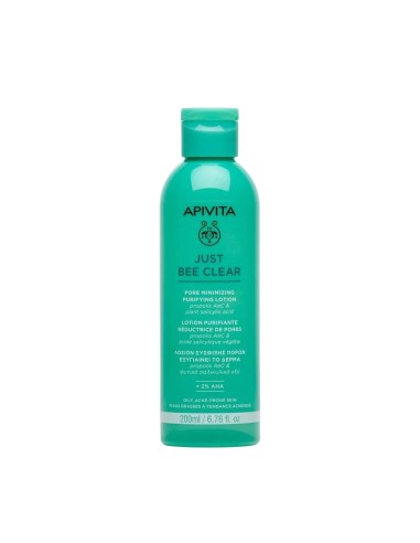 Apivita Just Bee Clear Lozione Purificante Che Minimizza I Pori 200 ml