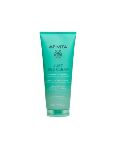 Apivita Just Bee Clear Gel Detergente Purificante 200ml