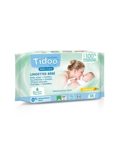 Tidoo Salviette alla Calendula 58 unità