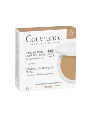 Avène Couvrance Crema Compatto Correttore di Tonalità 1.1 Naturale 8,5g