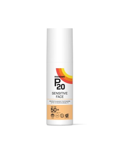 Crema Solare Protettore per il Viso Sensibile P20 SPF 50+ 50g